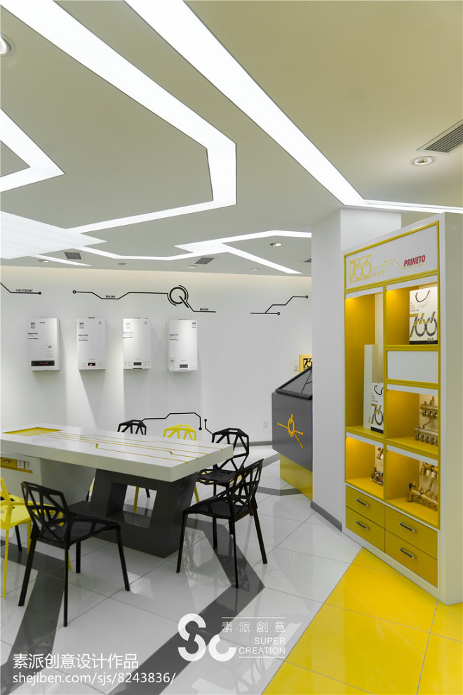 成都素派建材展廳設(shè)計 智慧與美學(xué)的交融